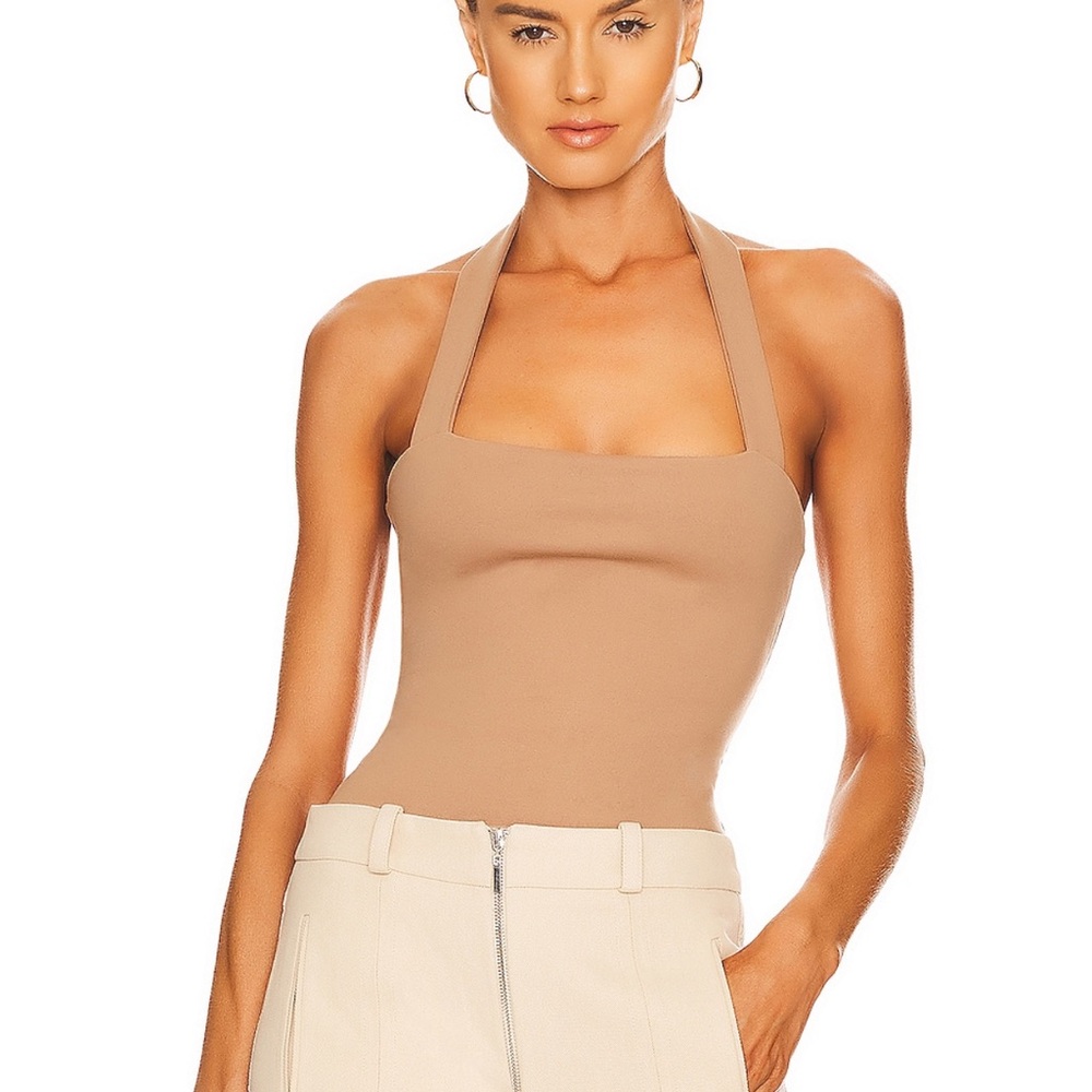 Superdown Tan Bodysuit